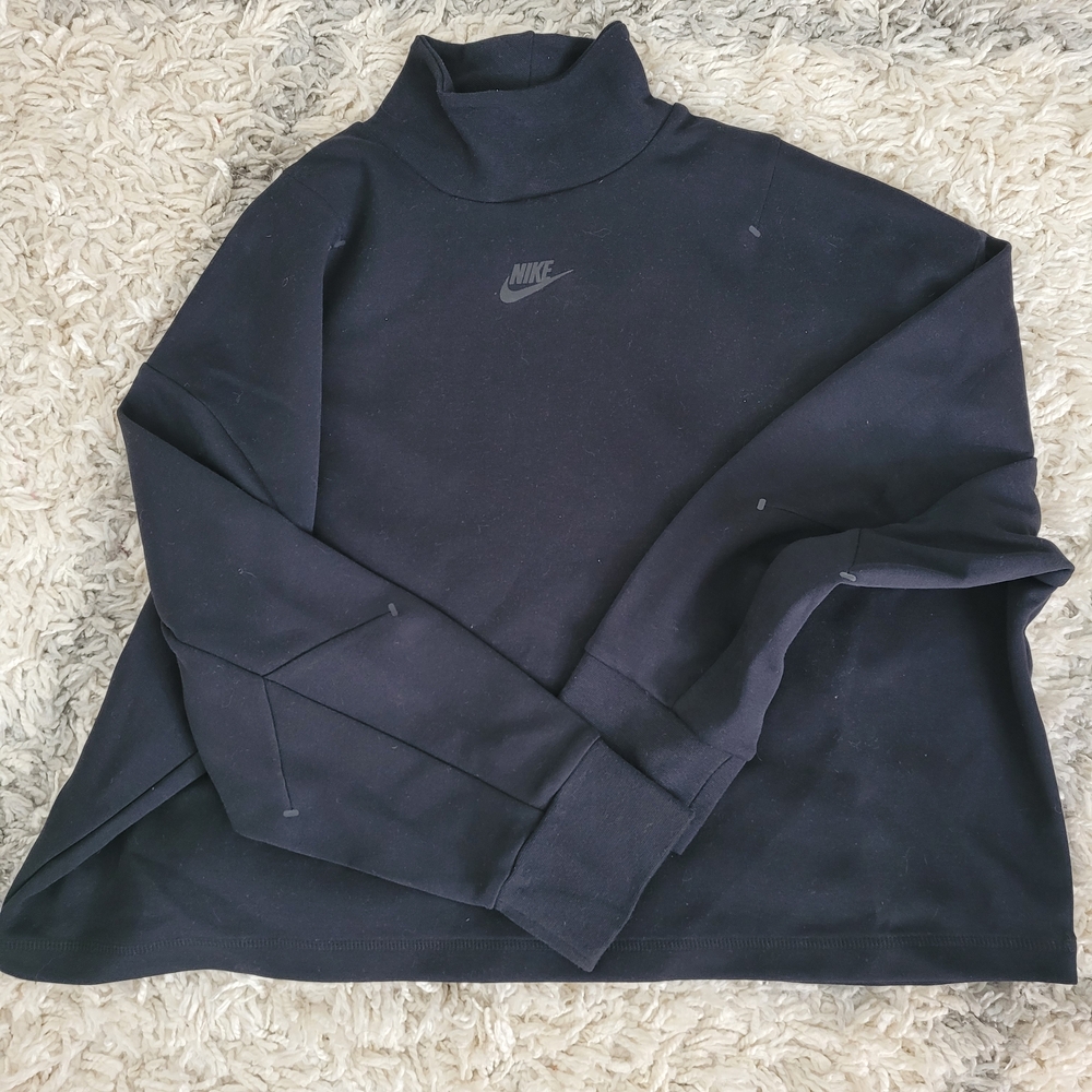 Nike Womens Crop Turtleneck Sweater